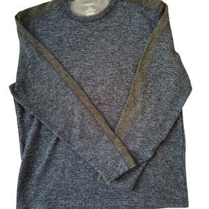 Van Heusen Blue and Charcoal Knit Sweater